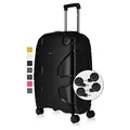 Produktbild: IMPACKT IP1 Hartschalen-Koffer M - 67x45x28 cm, 73 L, 3,5 kg - TSA-Schloss, auswechselbare Rollen - aus recyceltem Material - 6 Jahre Garantie