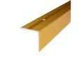 Produktbild: PROVISTON Treppenkantenprofil Aluminium, 40 x 42 x 1000 mm, Goldfarbig, Treppenkanten Winkel