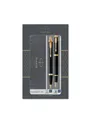 Produktbild: Parker IM Duo-Geschenkset mit Kugelschreiber und Füller | Hochglänzend Schwarz mit Goldzierteilen | Nachfüllmine und -patrone mit blauer Tinte | Geschenkbox 2093216