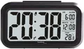 Produktbild: Technoline Quarzwecker WT 400 schwarz mt Nachtlicht und Temperaturanzeige