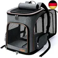 Produktbild: Lekesky Erweiterbar Katzenrucksack Hunderucksack für Katzen und Kleine Hunde,
