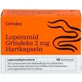 Produktbild: Loperamid Grindeks 2 mg Hartkapseln 12 St