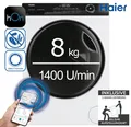 Produktbild: Haier HW80-B14959YEU1 Waschmaschine 8kg Weiß hOn-App XL Trommel 2ML