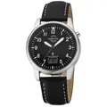 Produktbild: MasterTime Herrenuhr MTGA-10715-61L, Funk, analog-digital, Schwarz, Lederarmband