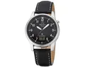 Produktbild: MASTER TIME Funkuhr MTGA-10715-61L, für Herren mit Lederband