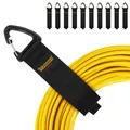 Produktbild: Verlängerungskabel-Organizer & Aufhänger (10er Pack). Flexible Klettbänder mit Dreieckschnalle für Kabel, Seile, Schläuche. Organisation und Aufbewahrung in Haus, Garage und Werkstatt，Designpatent