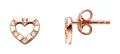 Produktbild: Esprit Damen Ohrstecker Herz Zirkonia Sterling Silber rosevergoldet ESER01351300