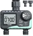 Produktbild: RAINPOINT Bewässerungscomputer 2 Ausgänge, IP65 Wasserdicht Wasser Zeitschaltuhr