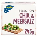 Produktbild: Wasa Selection Chia & Meersalz 1x245g I Knäckebrot aus 100% Roggenvollkornmehl, mit Meersalz und Chiasamen verfeinert