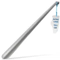 Produktbild: XXL Schuhanzieher Metall Schuhlöffel Edelstahl lange Schuhanziehhilfe 78,5cm
