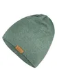 Produktbild: Sterntaler Unisex Beanie aus weichem Jersey mit Melange-Effekt, warme Mütze mit Umschlag und zwei Tragevarianten, weich und pflegeleicht – für Baby, Kinder, Jungen und Mädchen – grün meliert, Größe 47