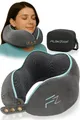 Produktbild: FLOWZOOM Nackenhörnchen COMFY - Nackenkissen Flugzeug - Reisekissen aus Memoryschaum, Nackenhörnchen für Erwachsene - Nackenkissen Reisen - verstellbar