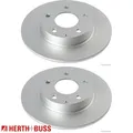 Produktbild: 2x H+B Bremsscheiben HERTH+BUSS JAKOPARTS J3313041 für Mazda