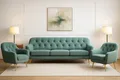 Produktbild: A&J MöbelLand GmbH Polstergarnitur BENITO: 3-Sitzer Sofa + 2 Sessel, (Bringen Sie mit dem stilvollen Set BENITO, bestehend aus einem großzügigen 3-Sitzer Sofa und zwei komfortablen Sesseln, Eleganz und Gemütlichkeit in Ihr Wohnzimmer., 3-tlg., Hochwertige Materialien, sorgfältige Verarbeitung und modernes Design), Höchster Sitzkomfort & langlebige Qualität