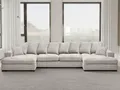Produktbild: Kaiser Möbel Ecksofa Ecksofa, Sofa U-form, Couch U-form Gabon stoff Zoom, mit Relaxfunktion