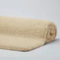 Produktbild: Aquanova Badteppich Mauro, Sand, Textil, Uni, rechteckig, 60x100 cm, Oeko-Tex® Standard 100, für Fußbodenheizung geeignet, rutschhemmend, Badtextilien, Badematten