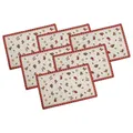 Produktbild: Villeroy & Boch Toy's Delight Platzset 6er Set, Tischset mit Weihnachtsmotiven, Weihnachtsuntersetzer, Weiß-Bunt, 32x48cm