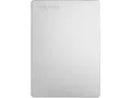 Produktbild: TOSHIBA Canvio Slim (2018) Festplatte, 2 TB HDD, 2,5 Zoll, extern, Silber