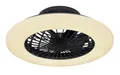 Produktbild: GLOBO B TRAVO Deckenventilator Metall schwarz, LED, 40W, 1900lm, dimmbar, mit Fe