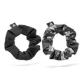 Produktbild: Adidas Scrunchies, 2er Set - Elastische Haargummis in Graphic und Schwarz