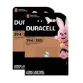 Produktbild: 2x Duracell Uhrenbatterie Silver Oxide Knopfzelle 380 394 SR45 SR936 1,5V