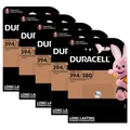 Produktbild: 5x Duracell Uhrenbatterie Silver Oxide Knopfzelle 380 394 SR45 SR936 1,5V