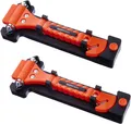 Produktbild: Amazon Basics Notfall-Gurtschneider und Fensterhammer, 2er-Pack, Orange