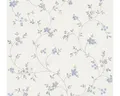 Produktbild: Vliestapete 39071-3 Maison Charme Blumenranke Creme-Blau