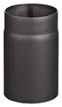 Produktbild: Rauchrohr Ø150mm Rohrelement 250mm schwarz metallic Ofenrohr Kaminrohr