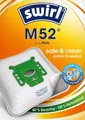 Produktbild: Swirl M52 EcoPor Staubsaugerbeutel Miele Vorteilspack Reissfest 10Stk