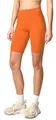 Produktbild: Merry Style Damen Sport Leggings kurz Sportleggings Radlerhose Sporthose aus Baumwolle MS10-200 (Orange, XS)