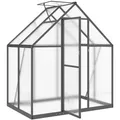 Produktbild: vidaXL Gewächshaus 4005824, 1,93 m² Fläche, 114 x 169 x 195 cm, Polycarbonat, Fundamentrahmen