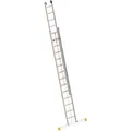Produktbild: Layher Topic 1037 Seilzugleiter Mit Quertraverse 2x14 Sprossen