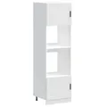 Produktbild: vidaXL Herdumbauschränke 2 STK. Porto Weiß Holzwerkstoff, Backofenschrank, Herdschrank, Ofenschrank, Küchenofenschrank, Küchenherdschrank