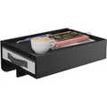Produktbild: Relaxdays Nachttisch Bambus Schwarz Klemmbar mit Schublade 14 cm x 37 cm x 26,5 cm 2,4 kg