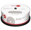 Produktbild: PRIMEON Blu-ray-Rohling BD-R DL 50GB/2-8x Cakebox (25 Disc 2761318, Antikratzbeschichtung