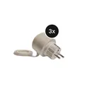 Produktbild: Shelly Outdoor Plug S Gen. 3 - 3er-Set (+12 Monate GRATIS Shelly Premium ab 100€)