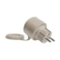 Produktbild: Shelly Shelly Outdoor Plug S Gen3, Schaltsteckdose mocca