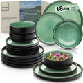 Produktbild: SÄNGER Steingut Geschirrset Greenwich 18 teilig für 6 Personen
