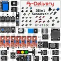 Produktbild: AZ-Delivery Bausätze & Kits 35 in 1 Sensorenkit Modulkit und Zubehörkit kompatibel mit Arduino und Raspberry Pi, 1x Zubehörkit
