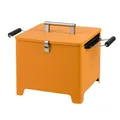 Produktbild: Tepro Chill&Grill Minigrill orange - Holzkohlegrill, Kohlengrill, Outdoor BBQ Cube - kompakt, leicht, mobil - Garten, Camping, Balkon 1144