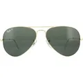 Produktbild: Ray-Ban Sonnenbrille Aviator 3025 001/58 Gold polarisiert