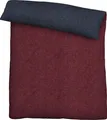 Produktbild: biberna Melange-Flanell Bettwäsche 0840500 MELANGE UNI color: rost, size: 1x 155x200 cm + 1x 80x80 cm