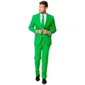 Produktbild: Opposuits Anzug Evergreen Kostüm Partyanzug - Karneval Fasching Ausgefallene Anzüge für coole Männer grün 48