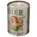 Produktbild: Nostalgic-Art Retro Spardose, 1 l, Trinkgeld-Bierkasse – Geschenk-Idee für Bier-Fans, Sparschwein aus Metall, Vintage Blech-Sparbüchse, Bier-Deko