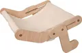 Produktbild: Kerbl Pet Hängematte Nap, Katzenmatte, Katzenbett, weiß, 49,5x43cm, Holz, Polyester, Katzen, Bezug abnehmbar, maschinenwaschbar bei 30°C