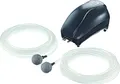 Produktbild: Pontec PondoAir Set 200 - Luftpumpen-Set zur Sauerstoffversorgung von Flora und Fauna / Teichbelüfter für den Einsatz an Teichen bis 2.000 l, Schwarz