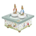 Produktbild: Trousselier 6260091 Spieluhr mit tanzenden Figuren für Kinder, Peter Hase, magnetisch, Musikbox, Musikspieluhr