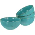 Produktbild: Creatable Schüsselset Nature Collection, Türkis, Keramik, 4-teilig, rund, lebensmittelecht, stapelbar, Essen & Trinken, Geschirr, Schalen & Schüsseln, Schüsselset