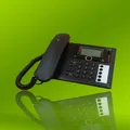 Produktbild: Telekom Sinus PA 207 Tischtelefon Mobilteil Schwarz - DECT, schnurlos, elegant